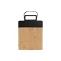 Tabla de cortar Home ESPRIT Negro Natural Poliuretano Bambú 35,5 x 21 x 1,1 cm