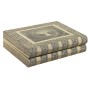 Caja-Joyero Home ESPRIT Blanco Champán Madera Aluminio 27,5 x 21 x 7,6 cm