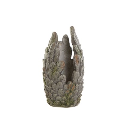 Cache-pot DKD Home Decor Fibre de Verre Gris (20 x 18 x 36 cm)