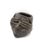 Cache-pot DKD Home Decor Fibre de Verre Gris (25.5 x 27 x 24 cm)