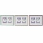 Cadre photo DKD Home Decor 8424001664153 Verre Papier Bois MDF (32 x 2 x 25 cm) (3 Unités)