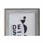 Cadre photo DKD Home Decor S3024098 Gris foncé Gris clair Bois MDF Scandinave (2 Unités)