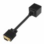 Adaptateur VGA vers Double VGA Aisens A113-0080 Noir