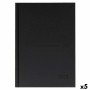 Agenda Oxford CLASSIC Negro A5 15 x 21 cm 2025 (5 Unidades)