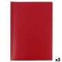 Agenda Oxford CLASSIC Rojo A5 15 x 21 cm 2025 (5 Unidades)