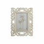 Cadre photo DKD Home Decor Verre Doré Blanc Indien Bois MDF (26,5 x 2 x 31,5 cm)