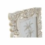 Cadre photo DKD Home Decor Verre Doré Blanc Indien Bois MDF (31,5 x 2 x 37 cm)