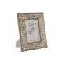 Marco de Fotos Home ESPRIT Blanco Natural Cristal Madera de mango Indio 26,5 x 2 x 31,5 cm