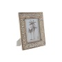 Marco de Fotos Home ESPRIT Blanco Natural Cristal Madera de mango Indio 31,5 x 2 x 36,5 cm