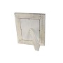 Marco de Fotos Home ESPRIT Blanco Natural Cristal Madera de mango Indio 31,5 x 2 x 36,5 cm