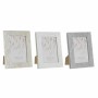 Cadre photo DKD Home Decor 1 Urban Verre Gris Beige Blanc PS (14,5 x 2 x 19,5 cm) (3 Unités)