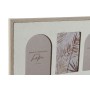 Cadre photo Home ESPRIT Beige Verre Bois MDF Scandinave 60 X 3 X 34 cm