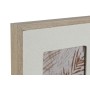 Marco de Fotos Home ESPRIT Beige Cristal Madera MDF Escandinavo 39 X 2 X 24 cm