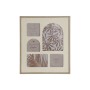 Marco de Fotos Home ESPRIT Beige Cristal Madera MDF Escandinavo 34 X 2 X 39 cm