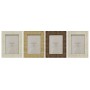 Cadre photo Home ESPRIT Beige Naturel Verre polystyrène Scandi 18,5 x 2 x 23,5 cm (4 Unités)