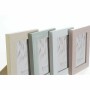 Cadre photo DKD Home Decor Urban Verre Beige Rose Blanc Vert PS (14,5 x 2 x 19,5 cm) (4 Unités)