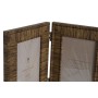 Marco de Fotos Home ESPRIT Marrón Beige Natural Marfil Cristal Poliestireno Escandinavo 31 X 2 X 21 cm (4 Unidades)