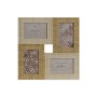 Marco de Fotos Home ESPRIT Beige Natural Cristal Poliestireno Escandinavo 36 X 2 X 36 cm
