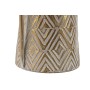 Vase Home ESPRIT Blanc Doré Métal Moderne 19,5 X 19,5 X 53 cm