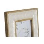 Marco de Fotos Home ESPRIT Blanco Natural Nácar Madera de mango Moderno 21,5 x 2 x 27 cm