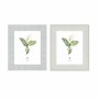 Cadre photo DKD Home Decor Verre Gris Beige Tropical Bois MDF (2 Unités) (27 x 2 x 32 cm)