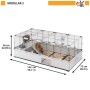 Jaula Ferplast Metal Plástico reciclado 144 x 72 x 56 cm