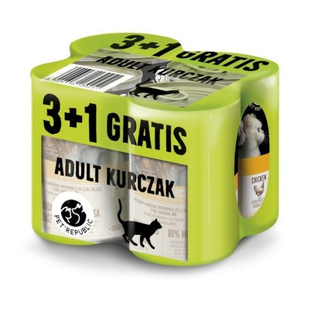 Aliments pour chat PETREPUBLIC                 Poulet 4 x 400 g