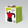 Cafetera Italiana Feel Maestro MR-1657-3 Negro Rojo Aluminio 150 ml 3 Tazas