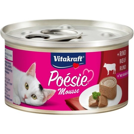 Aliments pour chat Vitakraft Poésie Mousse Viande de bœuf 85 g