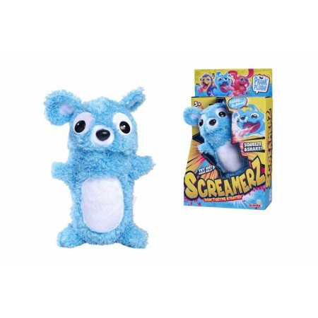 Peluche con Sonido Simba Screamerz Oso 30 cm Azul Multicolor