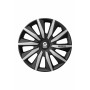 Tapacubos Sparco Milano Negro/Plateado 14" 4 Unidades