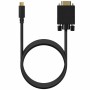 Adaptador USB-C a DisplayPort Aisens A109-0692 Negro 80 cm