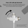 Cable USB-C Belkin CAB011BT1MWH Blanco 1 m