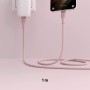 Câble USB-C Belkin CAB009BT1MPK Rose 1 m