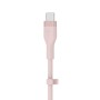 Cable USB-C Belkin CAB009BT1MPK Rosa 1 m