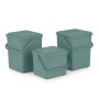 Recipiente contenedor Rotho                 Verde 9 L Rectangular