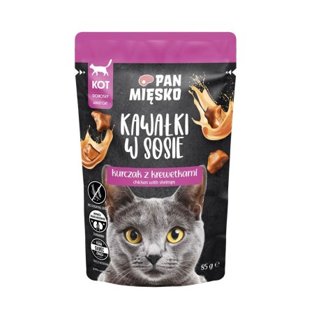 Aliments pour chat PAN MIĘSKO                 Poulet 85 g