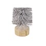 Sapin de Noël DKD Home Decor Bois Fibres de coco Enneigé (7 x 7 x 21 cm)
