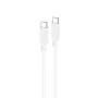 Câble USB-C NANOCABLE 10.01.2301-L150-W Blanc 1,5 m