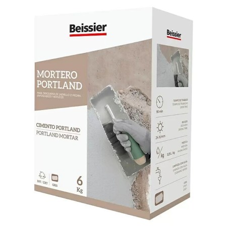 Mortier Beissier Portland 70303-002 Gris 6 Kg