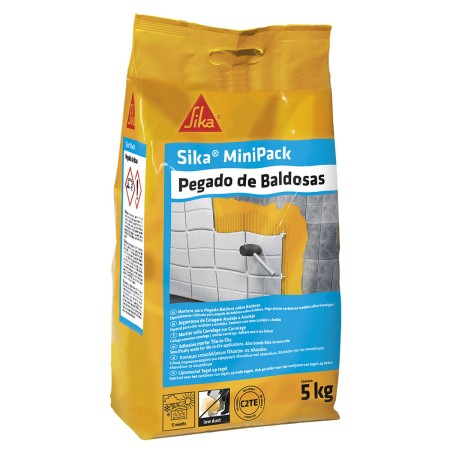 Mortier pour collage de carreaux Sika Sikaminipack Gris 5 kg