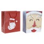 Sac de Noël DKD Home Decor Bleu Rouge Papier (26 x 13 x 32 cm) (2 pcs)