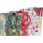 Sac de Noël DKD Home Decor Rouge Vert Papier (4 pcs) (10 x 9 x 33 cm)