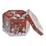 Boule de Noël DKD Home Decor Bonhomme de Neige PVC (7.5 x 7.5 x 7.5 cm) (14 pcs)