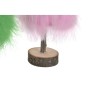 Sapin de Noël DKD Home Decor Avec cheveux Bois (3 pcs) (14 x 12 x 37 cm)
