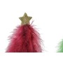 Sapin de Noël DKD Home Decor Avec cheveux Bois (3 pcs) (14 x 12 x 37 cm)