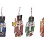 Ensemble Décorations de Noël DKD Home Decor DM Casse-Noisette (20.5 x 2 x 13.5 cm) (12 pcs)