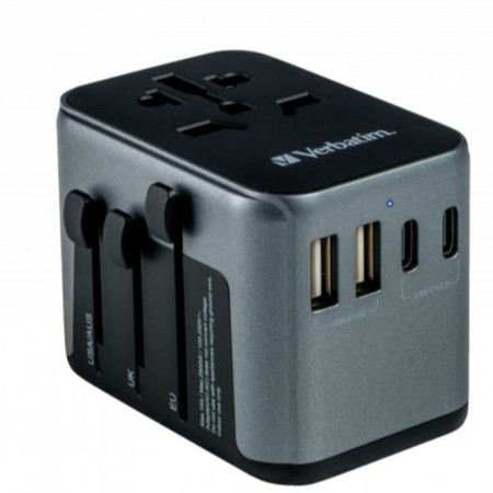 Adaptador de Enchufe Universal de Viaje Verbatim UTA-03