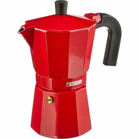 Cafetera Italiana Monix M281709 6 Tazas Rojo Fresa