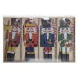 Ensemble Décorations de Noël DKD Home Decor DM Casse-Noisette (20.5 x 2 x 13.5 cm) (12 pcs)